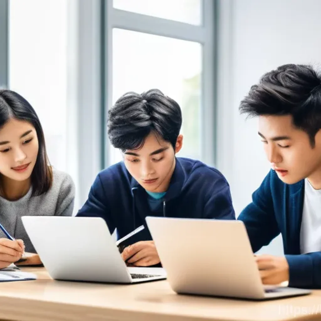 JLPT 시험 응시료와 환불 정책 - **Global Application & Diverse Fees**
    A vibrant, realistic image capturing a diverse group of yo...