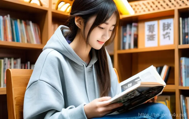 JLPT와 일본어 초급 어휘 학습 노하우 - **"Peaceful Stroll Through a Cherry Blossom Park"**
    A full-body, gentle shot of a young woman (e...