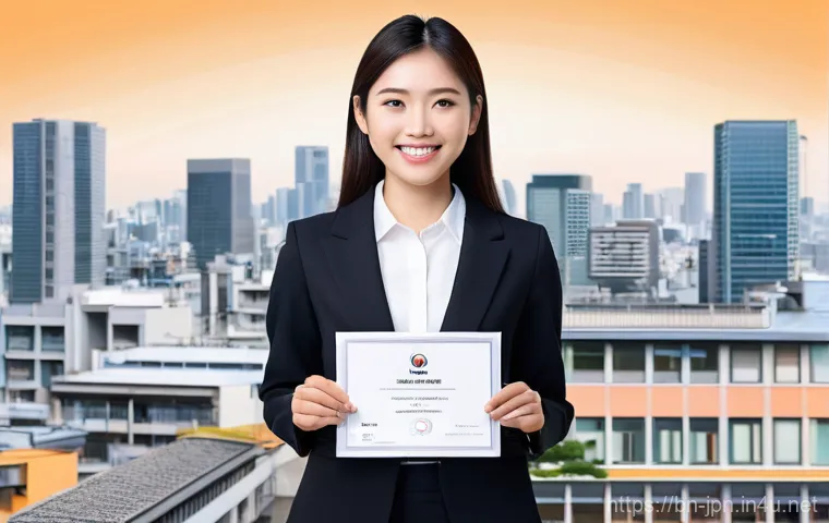 JLPT 시험 준비 과정 기록하기 - **Prompt:** A serene and organized examination hall during a Japanese Language Proficiency Test (JLP...