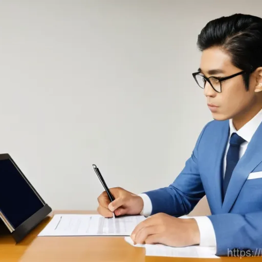 JLPT N2 취득 후 일본 취업 성공 스토리 - **A determined young professional, of Bengali descent, dressed in a sharp, modern business suit, is ...