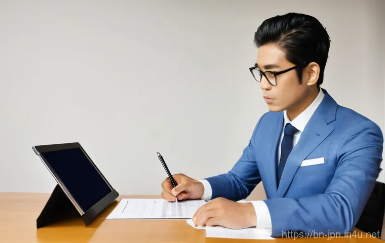 JLPT N2 취득 후 일본 취업 성공 스토리 - **A determined young professional, of Bengali descent, dressed in a sharp, modern business suit, is ...